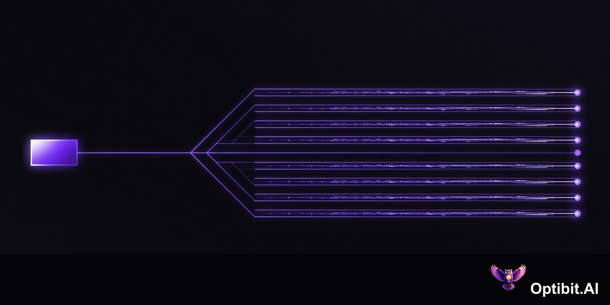 A single release flowing into eight parallel artifact generation tracks