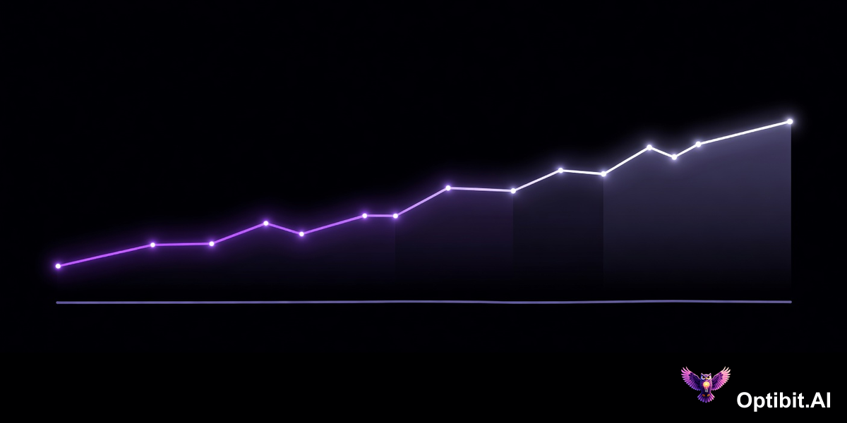 Product capability advancing over time while demo coverage stays flat, showing the widening gap
